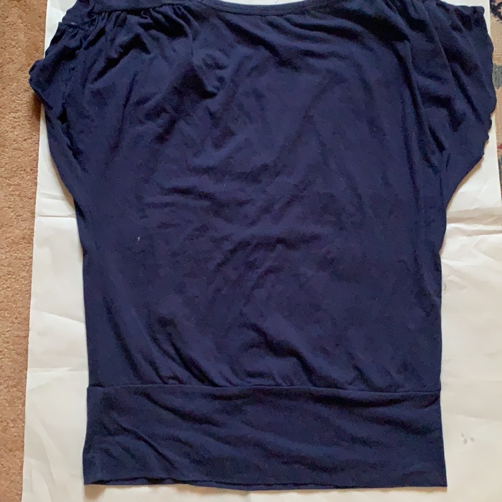 Y2K BABY PHAT TOP SZ S BLUE WITH GOLDEN LOGO PREOWNED VINTAGE - Picture 10 of 11